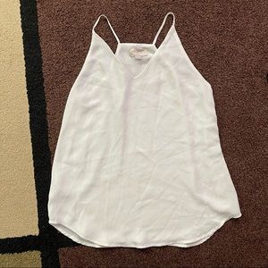 LOFT XXSP White Sleeveless Top